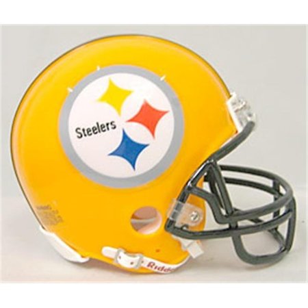 CISCO INDEPENDENT Pittsburgh Steelers 75th Anniversary Throwback Replica Mini Helmet w/ Z2B Face Mask 9585559047